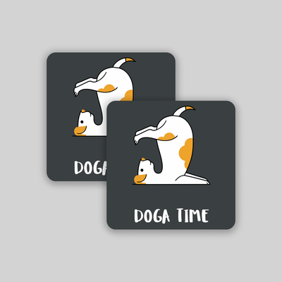 Superr Pets Fridge Magnet Set Of 2 Doga Time | Fridge Magnet