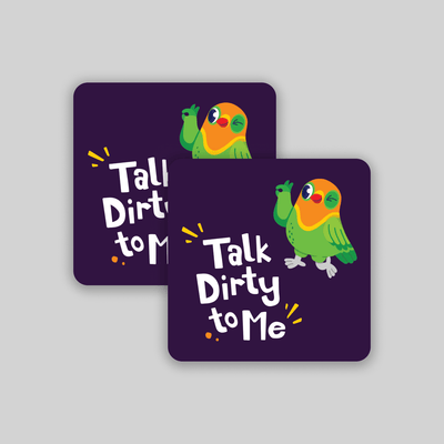 Superr Pets Fridge Magnet Set Of 2 Talk Dirty To Me | Fridge Magnet