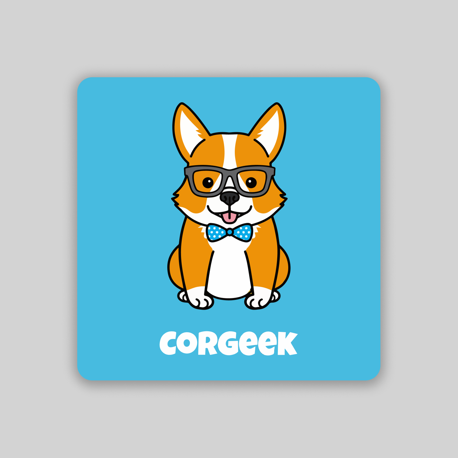 Superr Pets Fridge Magnet Single Corgeek | Fridge Magnet