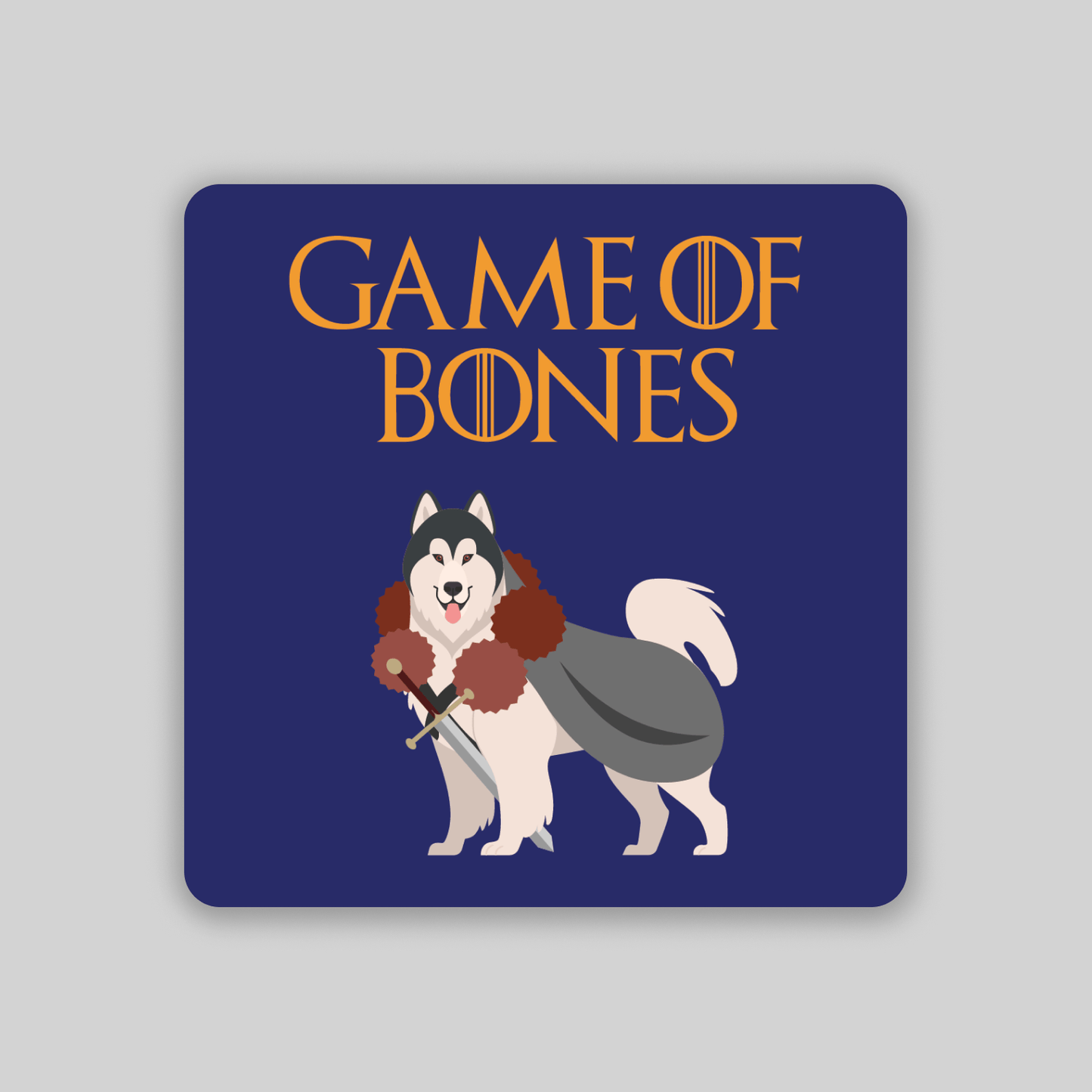 Superr Pets Fridge Magnet Single Game Of Bones | Fridge Magnet