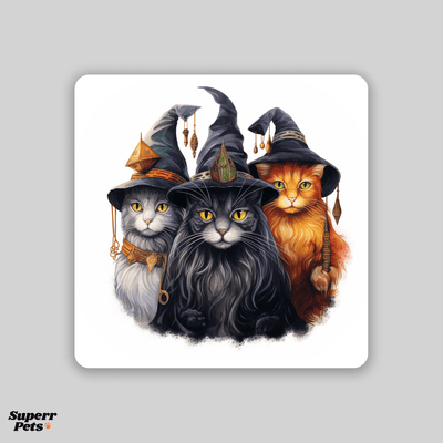 Superr Pets Fridge Magnet Single The Three Witches | Fridge Magnet