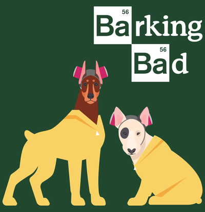 Superr Pets Hooded Sweatshirt Barking Bad | Hooded Sweatshirt