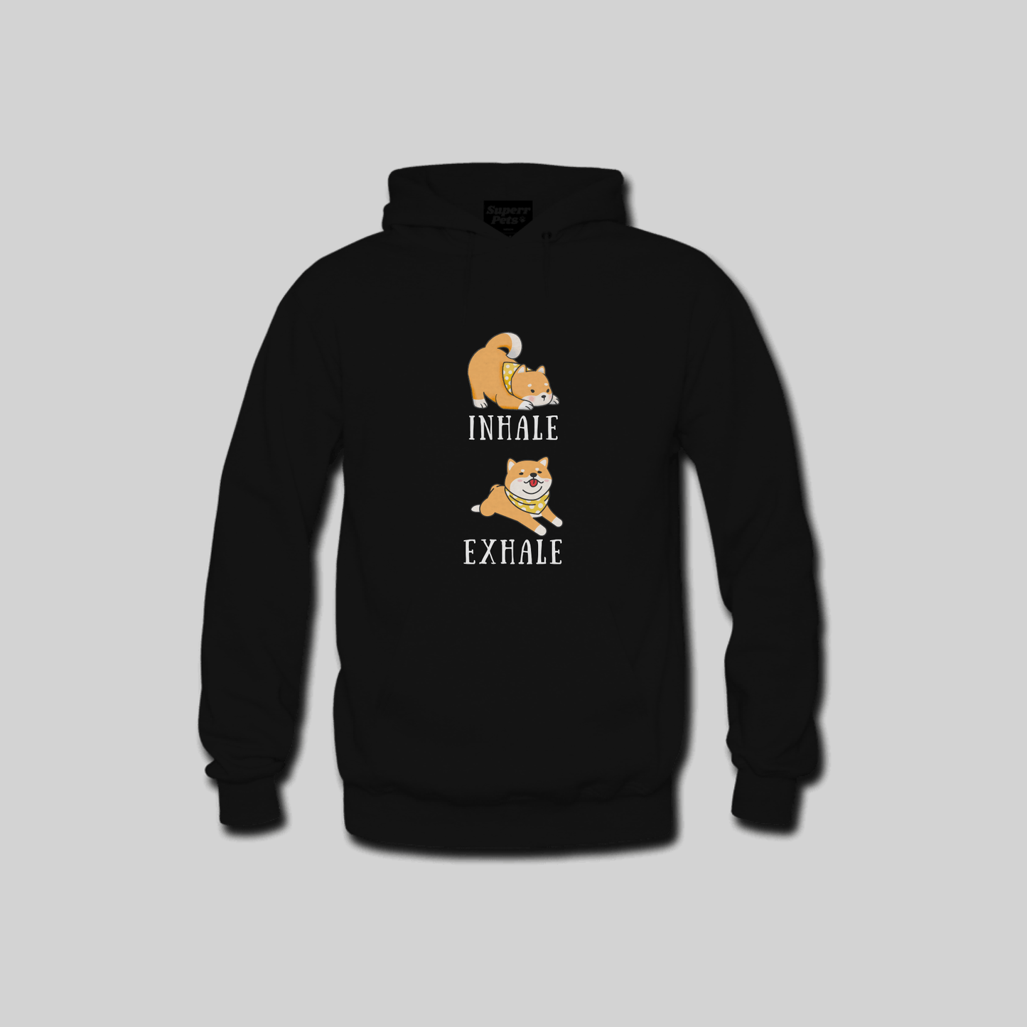 Superr Pets Hooded Sweatshirt Hooded Sweatshirt / Black / S Zen Pup | Hooded Sweatshirt