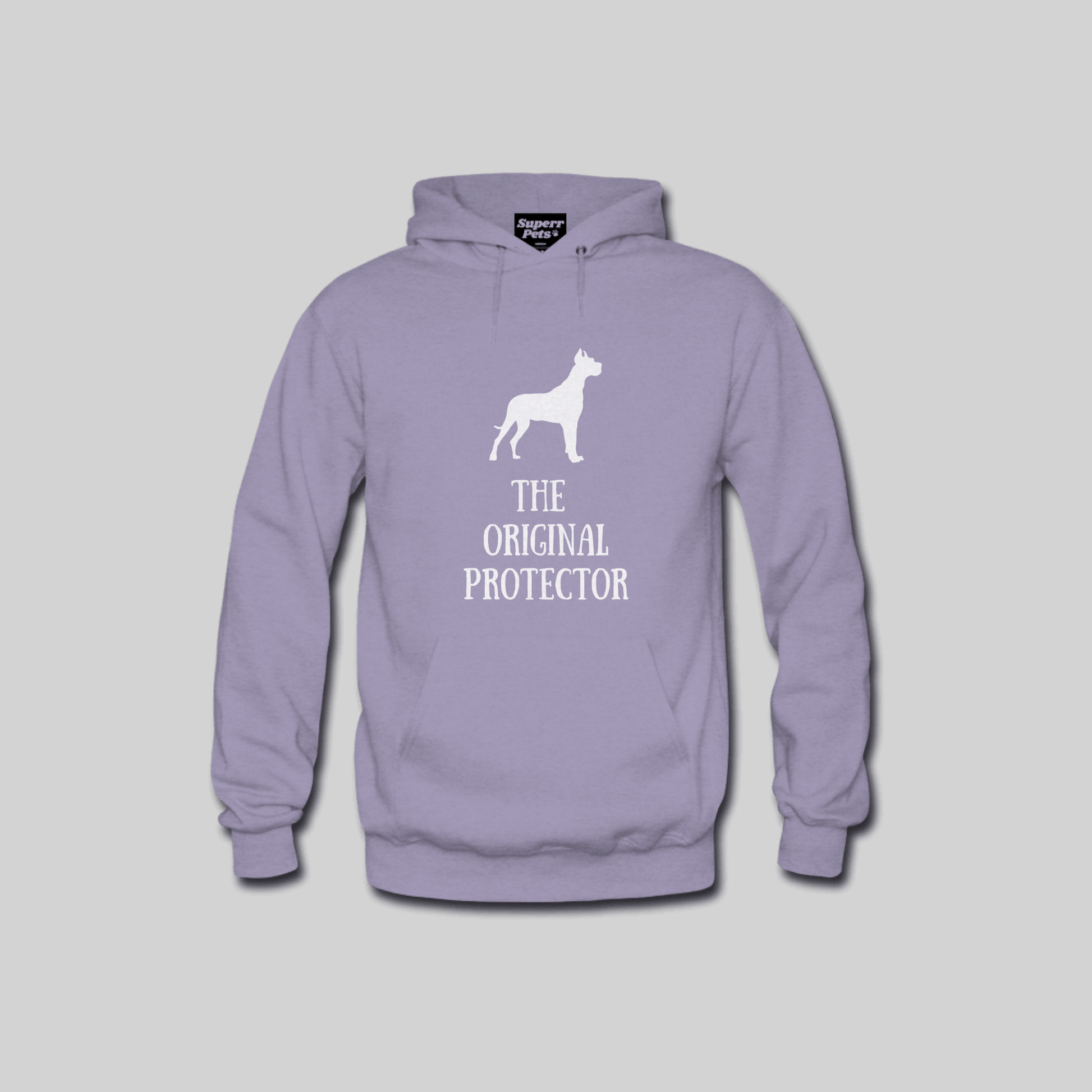 Superr Pets Hooded Sweatshirt Hooded Sweatshirt / Lavender / S The Original Protector | Hooded Sweatshirt