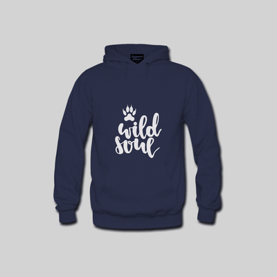 Superr Pets Hooded Sweatshirt Hooded Sweatshirt / Navy Blue / S Wild Soul | Hooded Sweatshirt