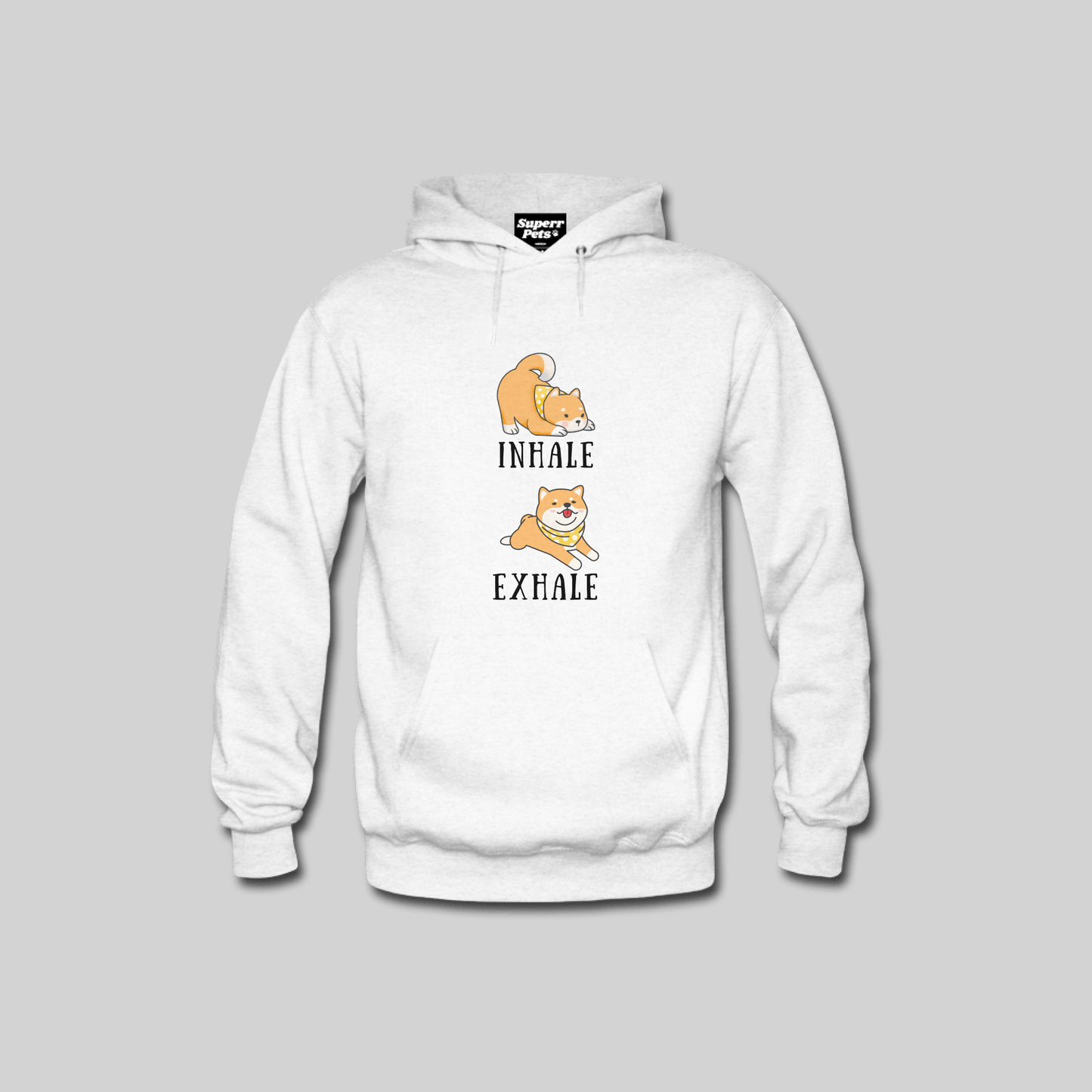 Superr Pets Hooded Sweatshirt Hooded Sweatshirt / White / S Zen Pup | Hooded Sweatshirt