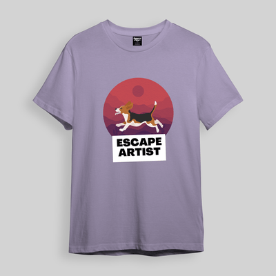 Superr Pets Oversized T-Shirt Oversized T-Shirt / Lavender / S Escape Artist | Oversized T-Shirt