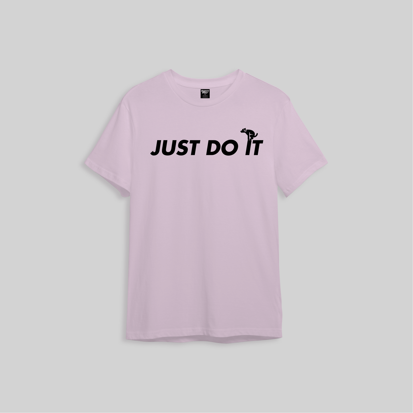 Superr Pets Oversized T-Shirt Oversized T-Shirt / Light Baby Pink / S Just Do It | Oversized T-Shirt