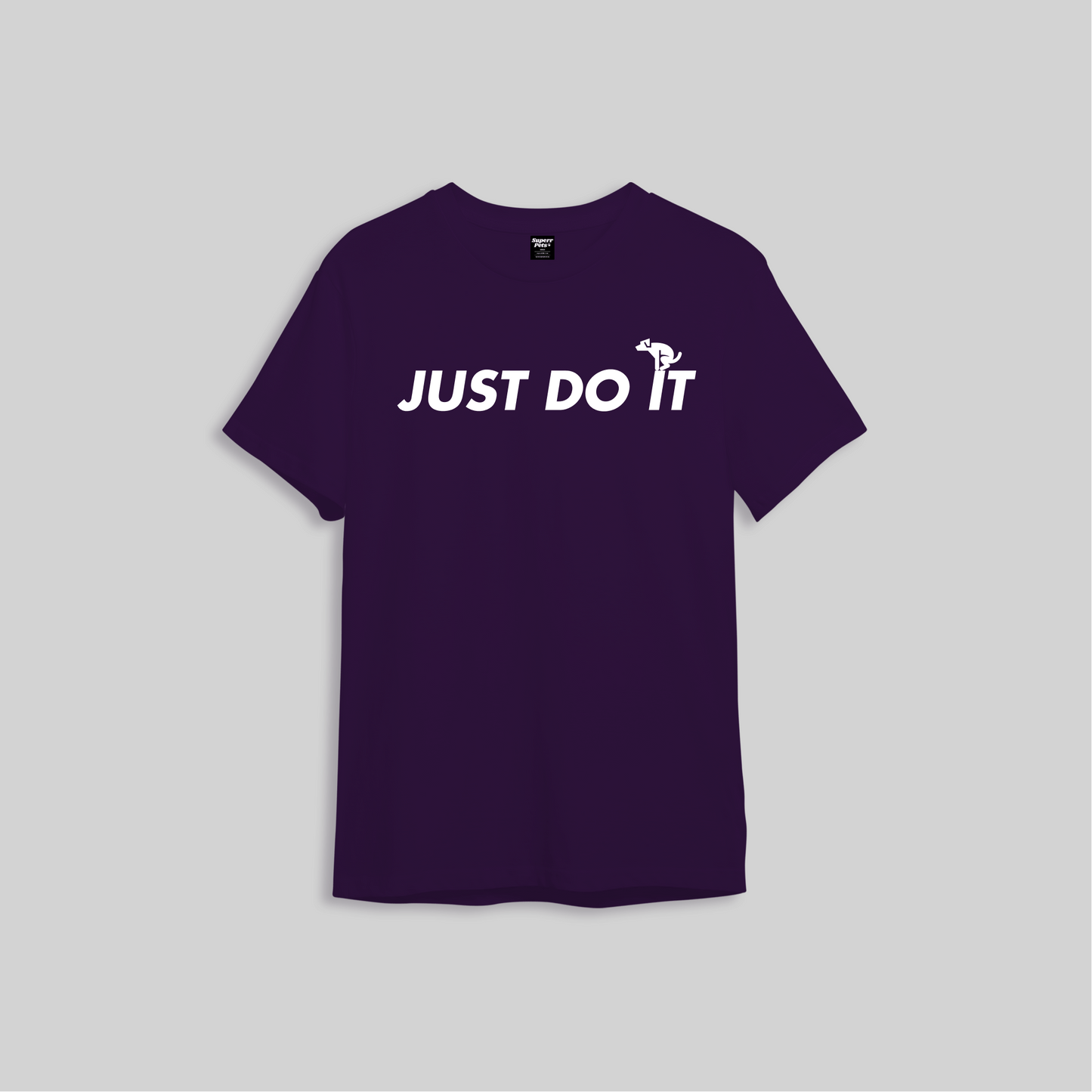 Superr Pets Oversized T-Shirt Oversized T-Shirt / Purple / S Just Do It | Oversized T-Shirt