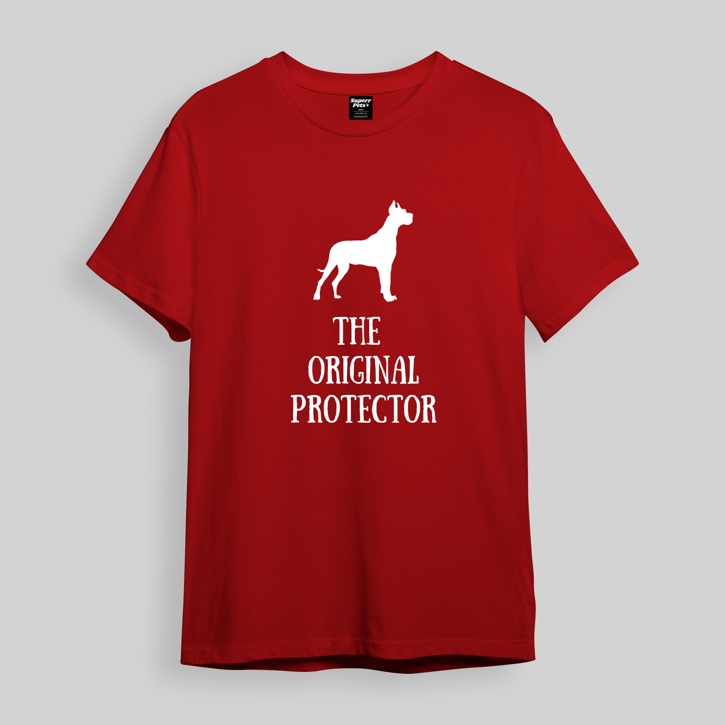 Superr Pets Oversized T-Shirt Oversized T-Shirt / Red / S The Original Protector | Oversized T-Shirt