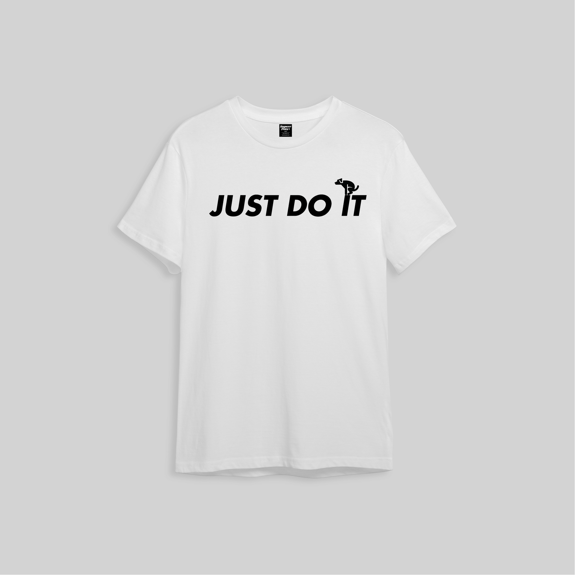 Superr Pets Oversized T-Shirt Oversized T-Shirt / White / S Just Do It | Oversized T-Shirt