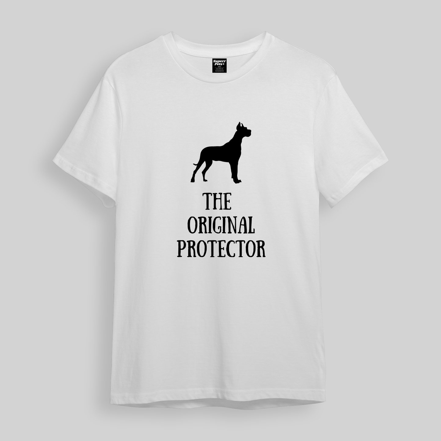 Superr Pets Oversized T-Shirt Oversized T-Shirt / White / S The Original Protector | Oversized T-Shirt