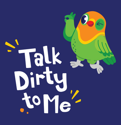 Superr Pets Oversized T-Shirt Talk Dirty To Me | Oversized T-Shirt