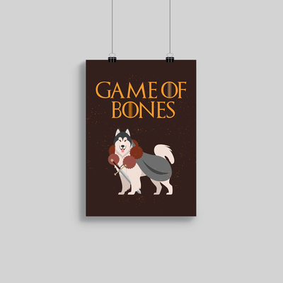 Superr Pets Poster A3 / Rolled Game Of Bones | Wall Poster