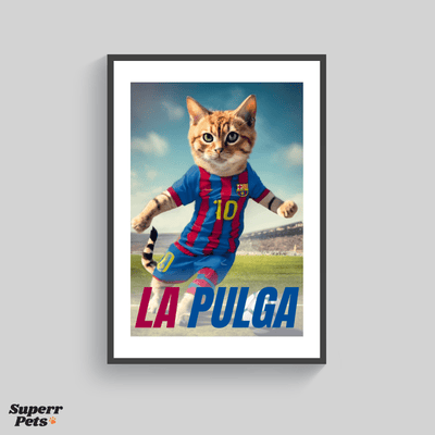 Superr Pets Poster LA PULGA | Wall Poster | Superr Real Edition
