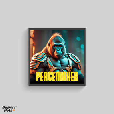 Superr Pets Poster Peacemaker | Wall Poster | Superr Real Edition