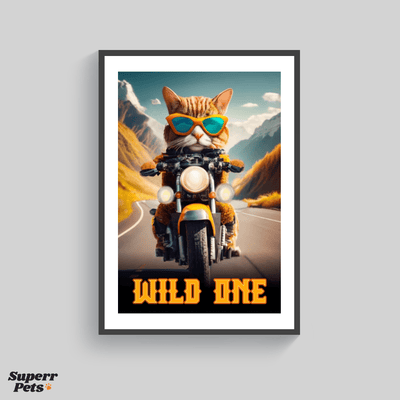 Superr Pets Poster Wild One | Wall Poster | Superr Real Edition