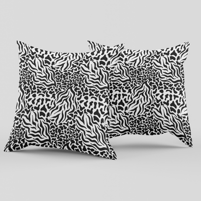 Superr Pets Printed Cushion Cover 16x16 / Set Of 2 Wild Stripes | Printed Cushion Cover