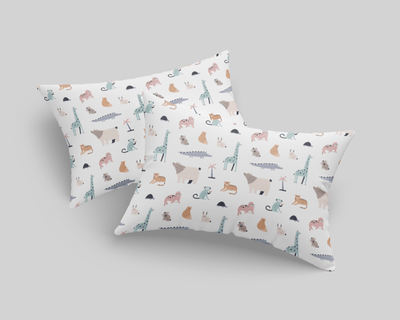 Superr Pets Printed Pillow Cover 18x28 / Set Of 2 Wildlife Wonders | Printed Pillow Cover