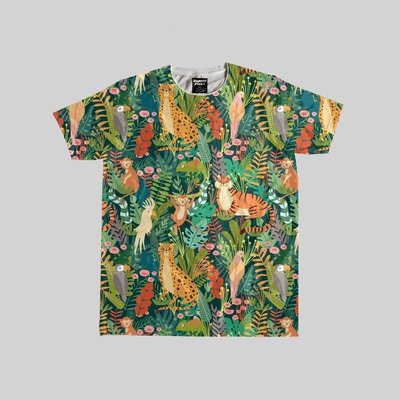 Superr Pets Printed T-Shirt Jungle Theme | Printed T-Shirt