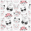 Superr Pets Printed T-Shirt The Many Faces Of Cat | Printed T-Shirt