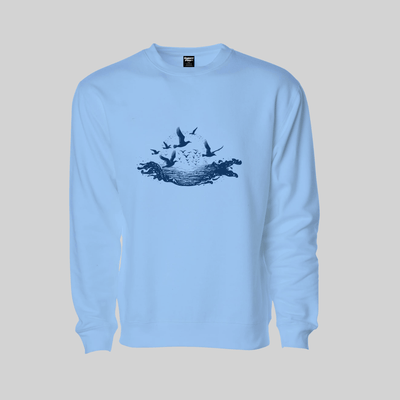 Superr Pets Sweatshirt Sweatshirt / Baby Blue / S Serene Symphony | Sweatshirt