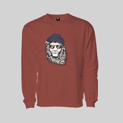 Superr Pets Sweatshirt Sweatshirt / Coral / S Crowned Majesty | Sweatshirt