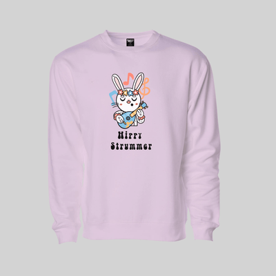 Superr Pets Sweatshirt Sweatshirt / Light Baby Pink / XL Hippy Strummer | Sweatshirt