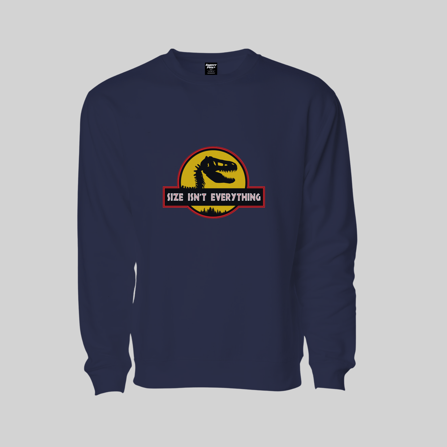 Superr Pets Sweatshirt Sweatshirt / Navy Blue / L Size Isn't Everything | Sweatshirt