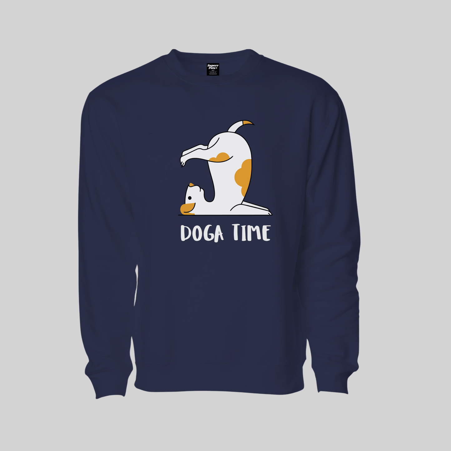 Superr Pets Sweatshirt Sweatshirt / Navy Blue / S Dogatime | Sweatshirt