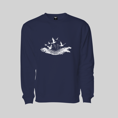 Superr Pets Sweatshirt Sweatshirt / Navy Blue / S Serene Symphony | Sweatshirt