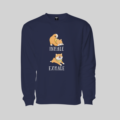 Superr Pets Sweatshirt Sweatshirt / Navy Blue / S Zen Pup | Sweatshirt
