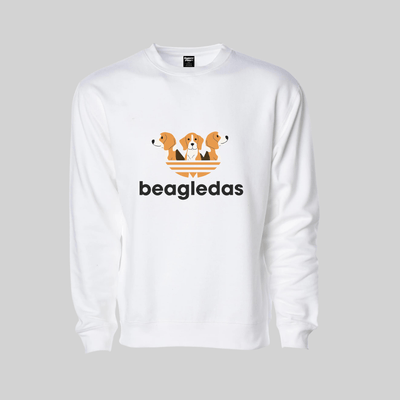 Superr Pets Sweatshirt Sweatshirt / White / S Beagledas | Sweatshirt