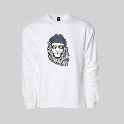 Superr Pets Sweatshirt Sweatshirt / White / S Crowned Majesty | Sweatshirt