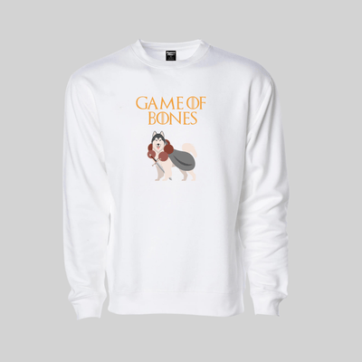 Superr Pets Sweatshirt Sweatshirt / White / S Game Of Bones | Sweatshirt
