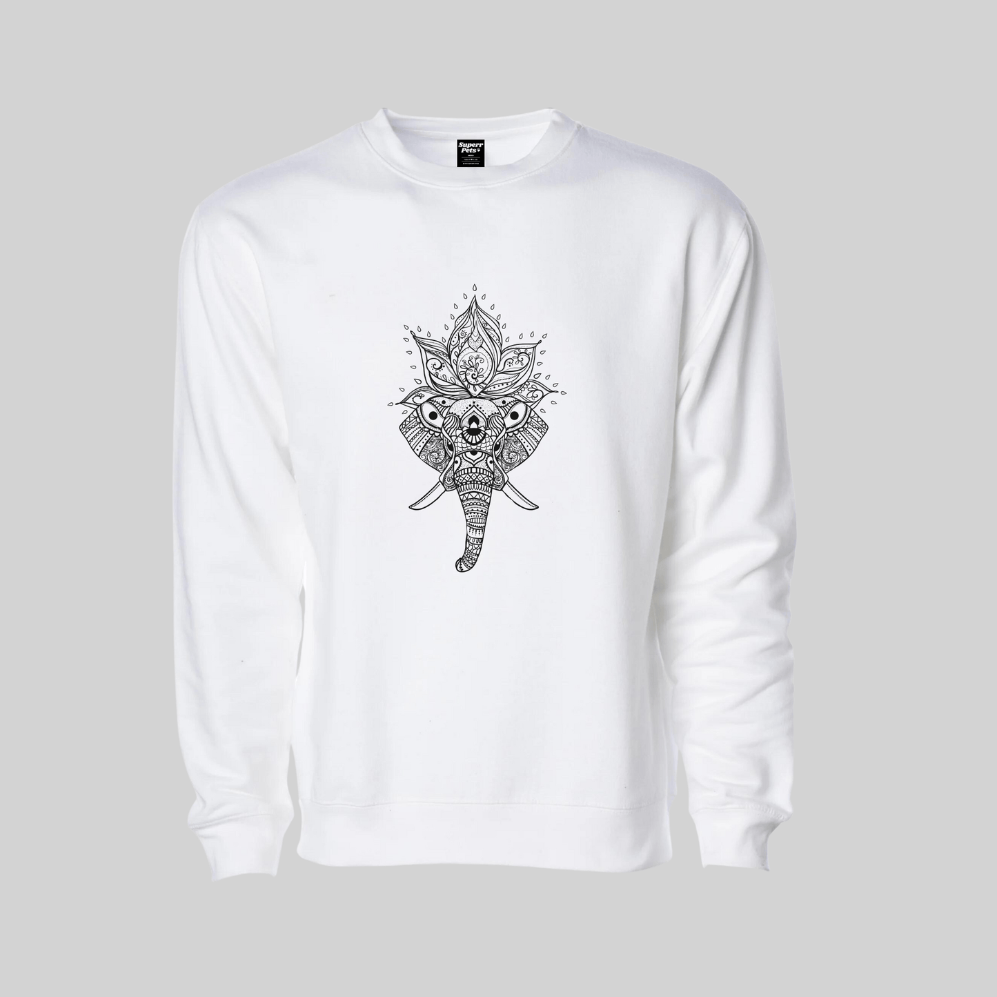 Superr Pets Sweatshirt Sweatshirt / White / S Majestic Ivory | Sweatshirt