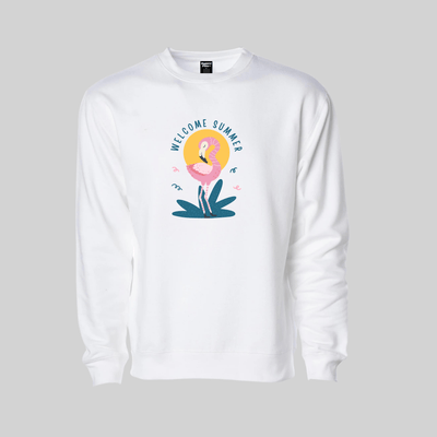 Superr Pets Sweatshirt Sweatshirt / White / S Welcome Summer | Sweatshirt