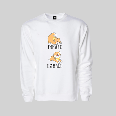 Superr Pets Sweatshirt Sweatshirt / White / S Zen Pup | Sweatshirt