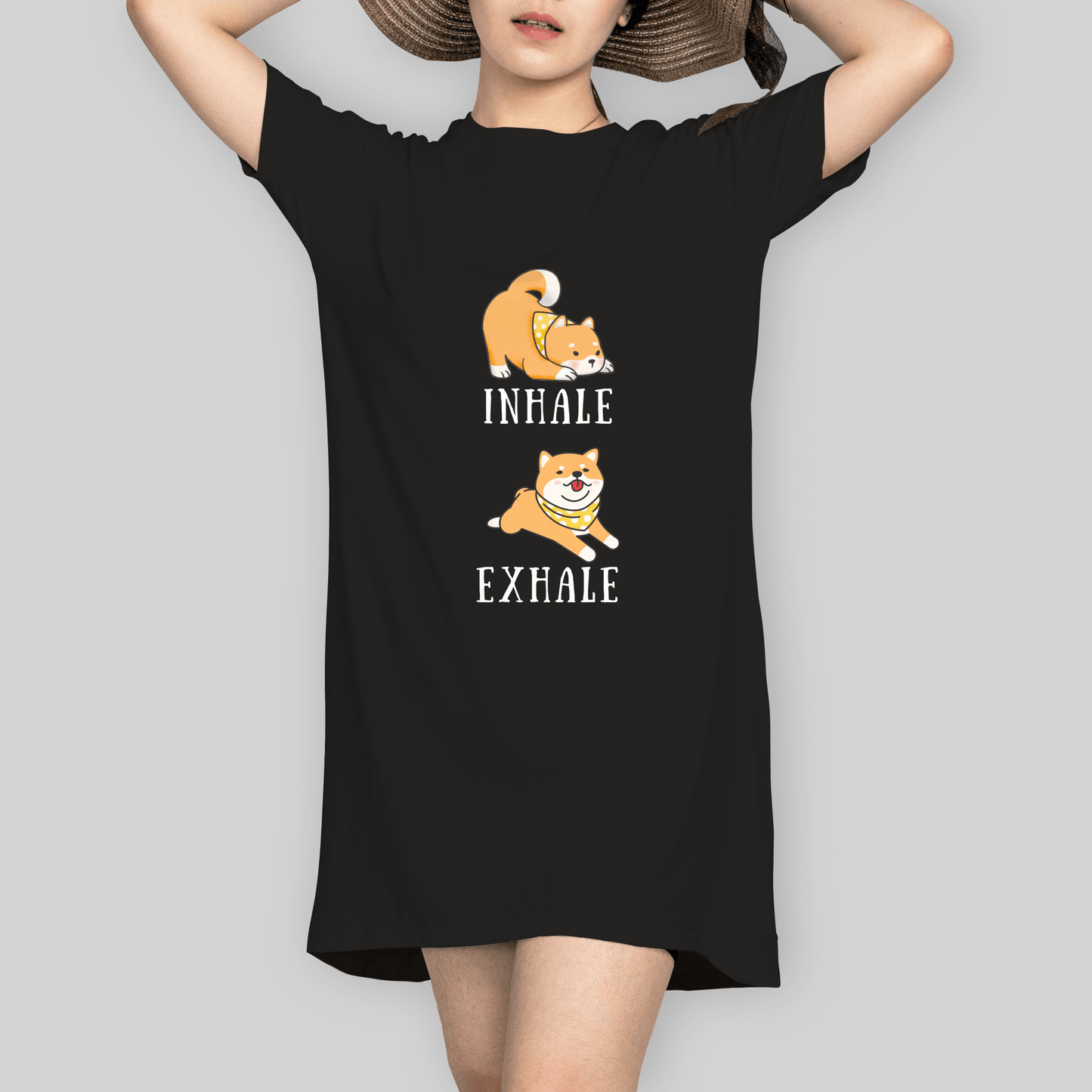 Superr Pets T-Shirt Dress T-Shirt Dress / Black / S Zen Pup | T-Shirt Dress