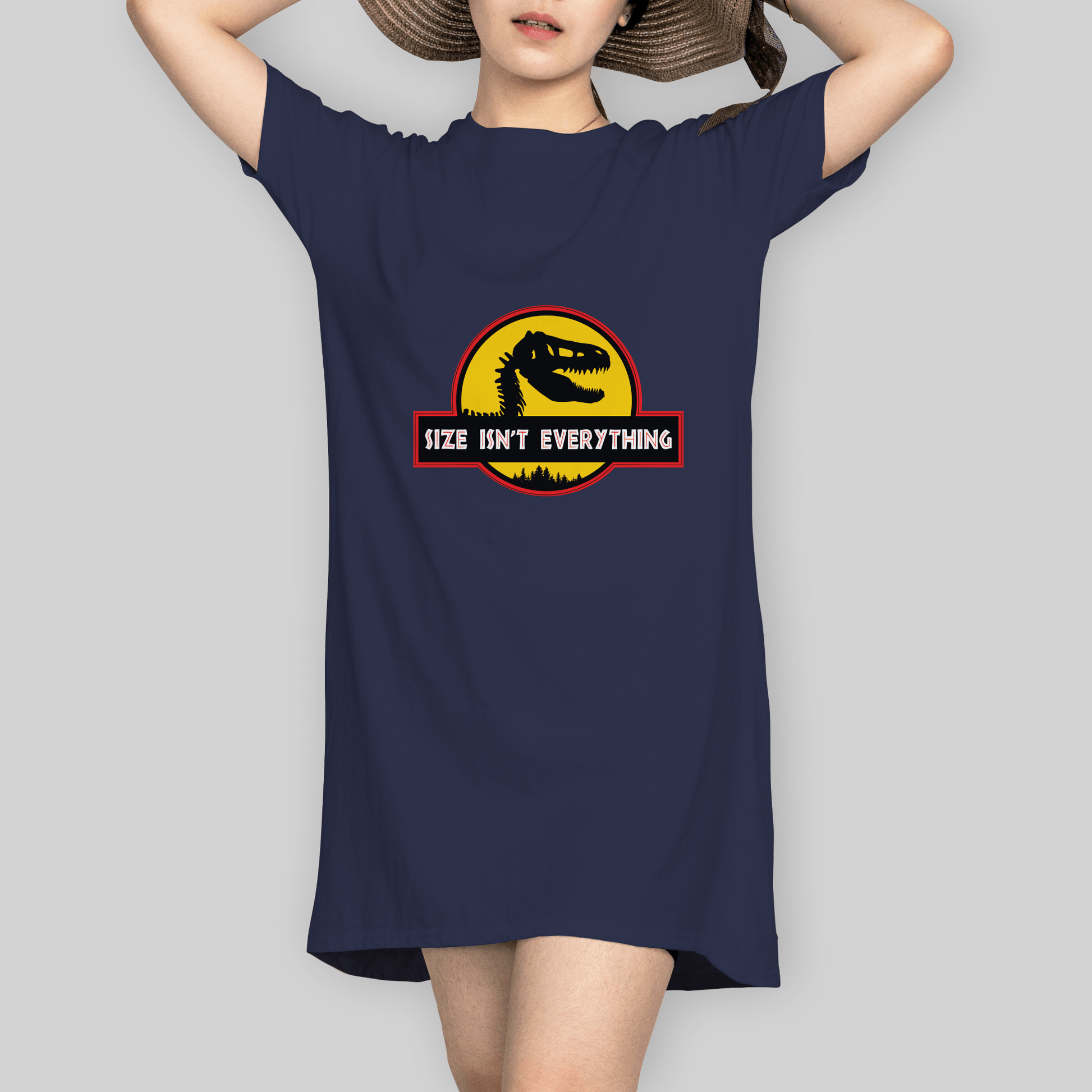 Superr Pets T-Shirt Dress T-Shirt Dress / Navy Blue / S Size Isn't Everything | T-Shirt Dress