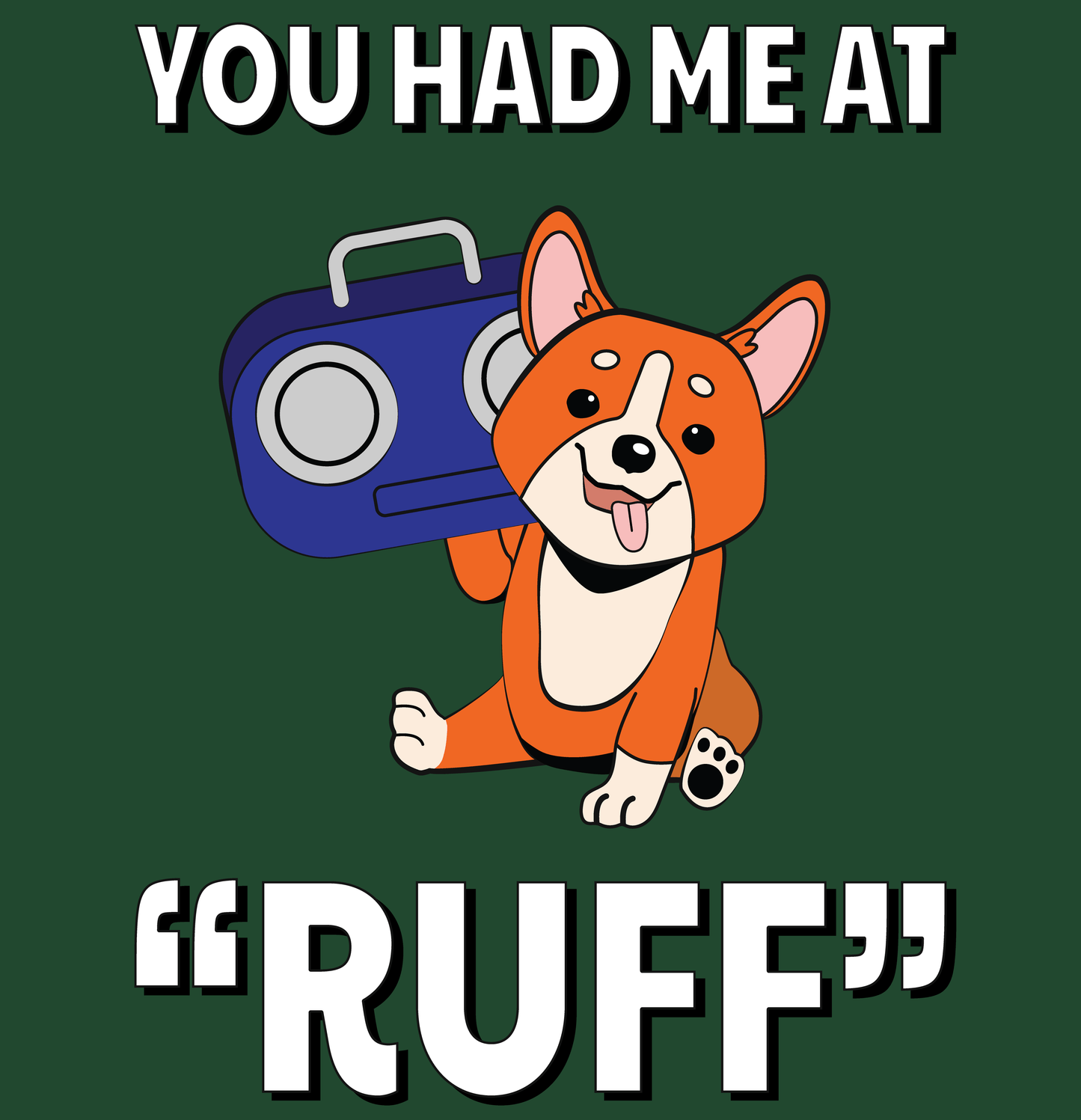 Superr Pets T-Shirt Dress You Had Me At Ruff | T-Shirt Dress