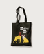 Superr Pets Totebag Black Barking Bad | Canvas Totebag